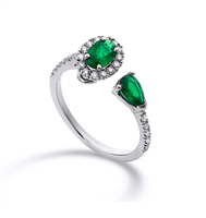 Anello Golay Donna in Oro bianco Smeraldo ACLC300DISM